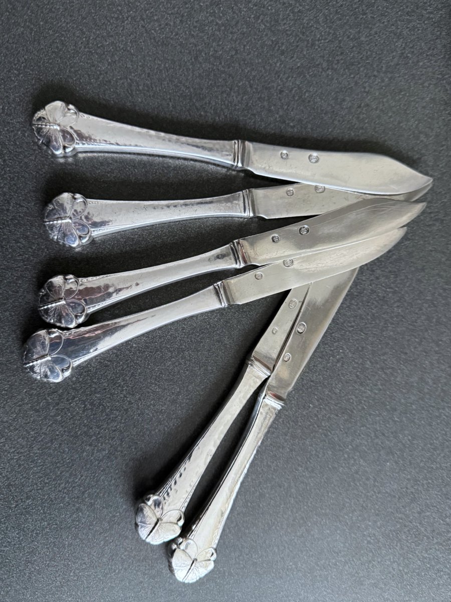 Frigast Butterfly Cutlery — Fruit Knife — 830 Silver, Fruit Knife, Copenhagen 1918.-photo-3