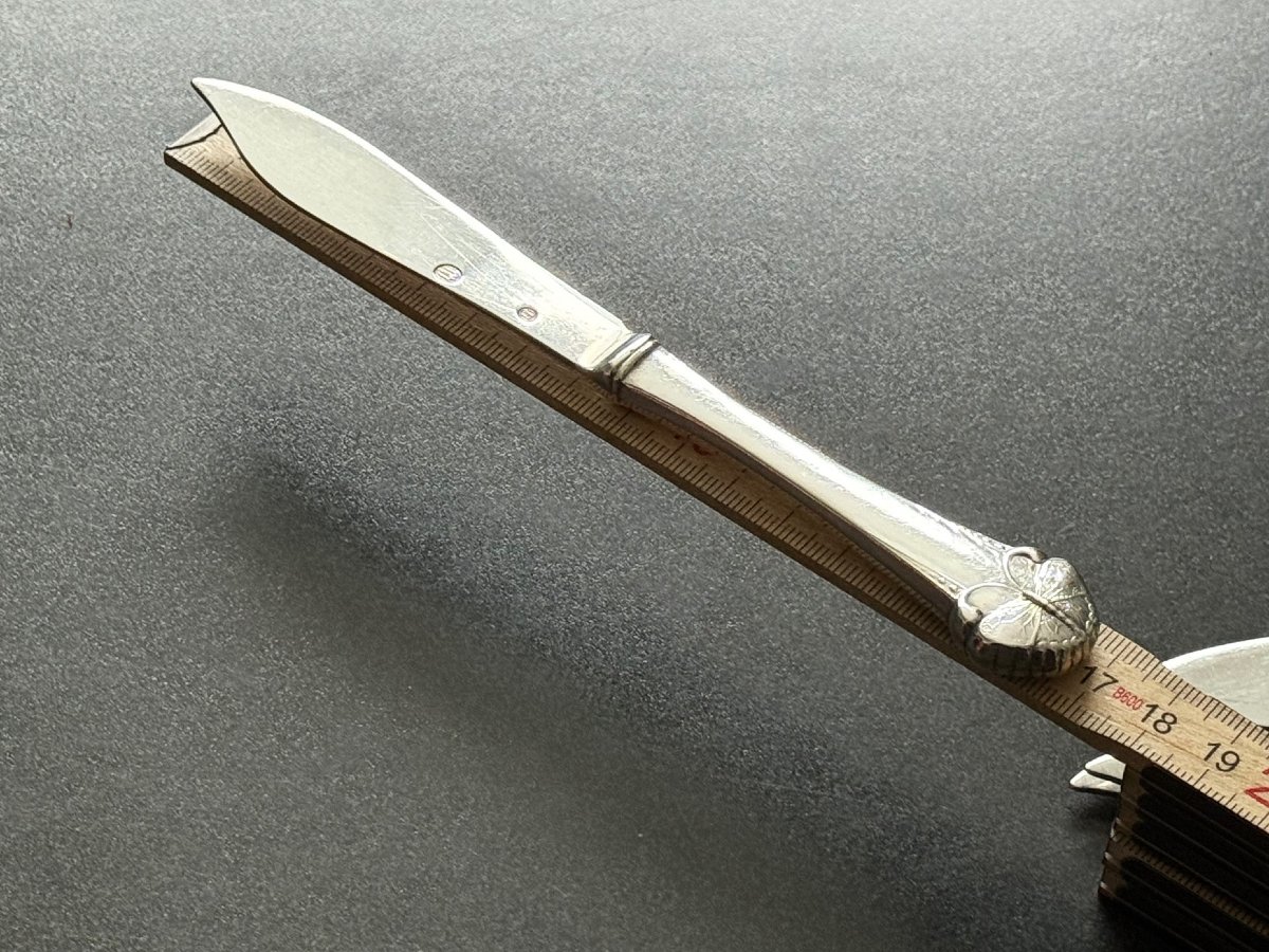 Frigast Butterfly Cutlery — Fruit Knife — 830 Silver, Fruit Knife, Copenhagen 1918.-photo-5
