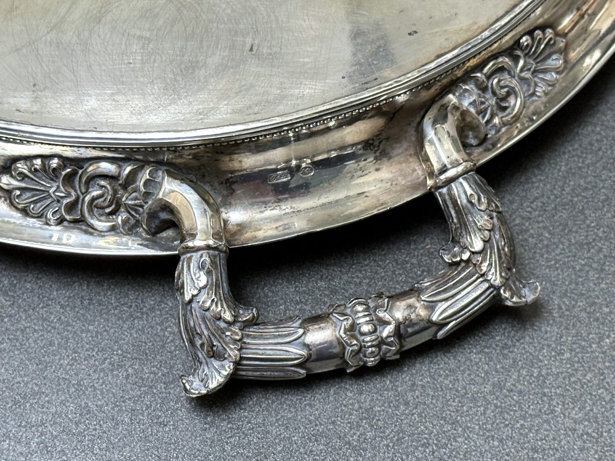 Gallery Tray, Silver 13 Lots, Friedrich Ludwig I. Andreas Drube, Arolsen, Around 1820/30-photo-4