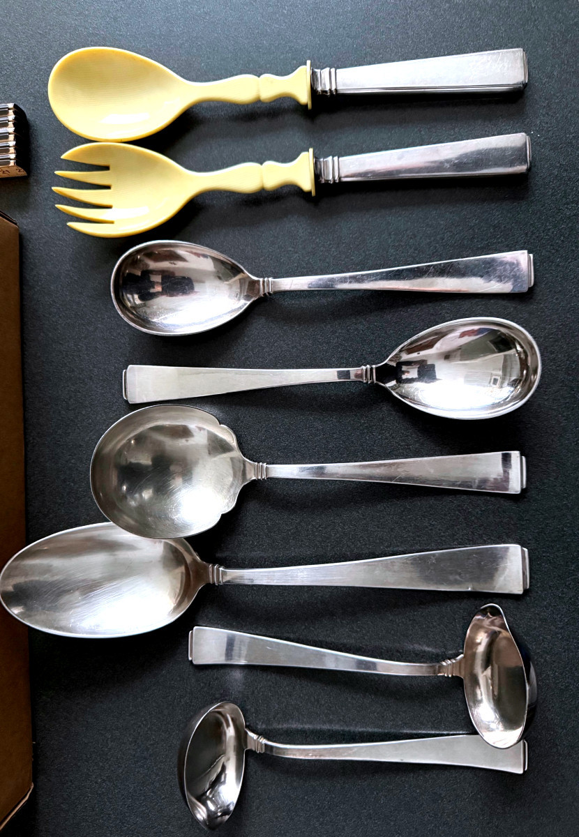 Cutlery Service For Six People, Koch & Bergfeld Bremen 1930 Belle Epoque Pattern No. 66700-photo-4