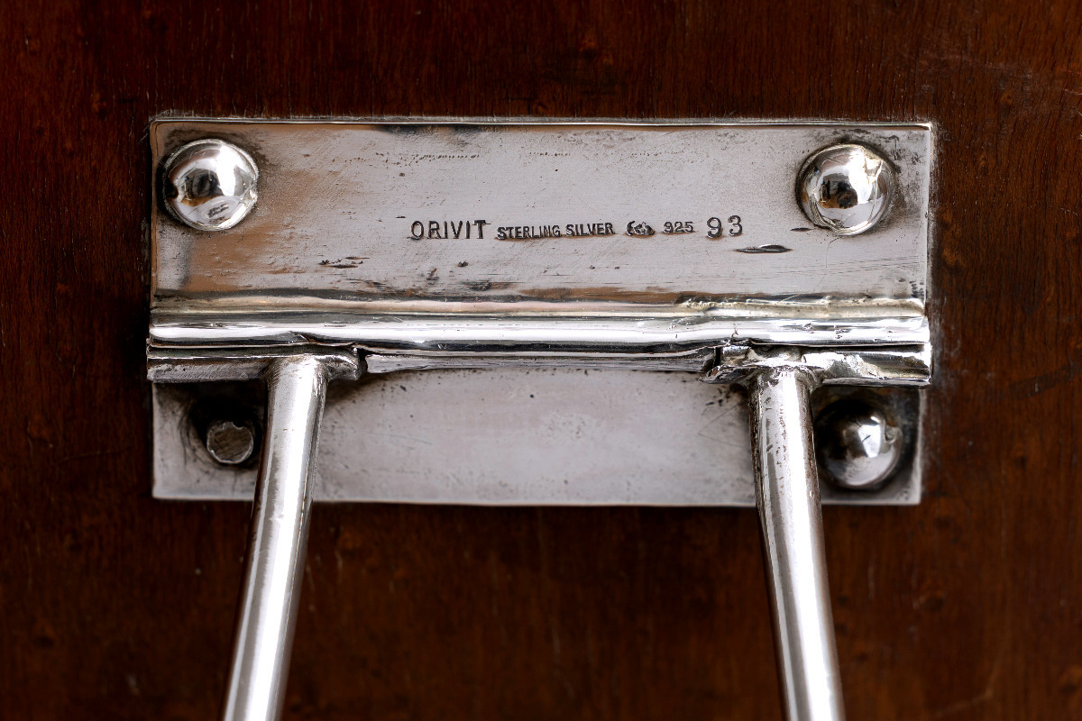Un miroir de toilette en argent important de style Art nouveau par ORIVIT AG, Cologne 1904-photo-3