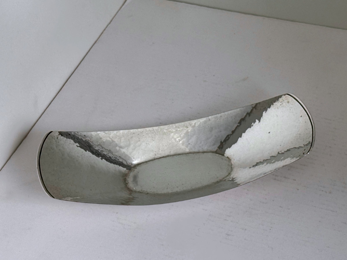 Art Deco Silver Bonbonnière, Dish Handwrought, Germany C. 1930-40