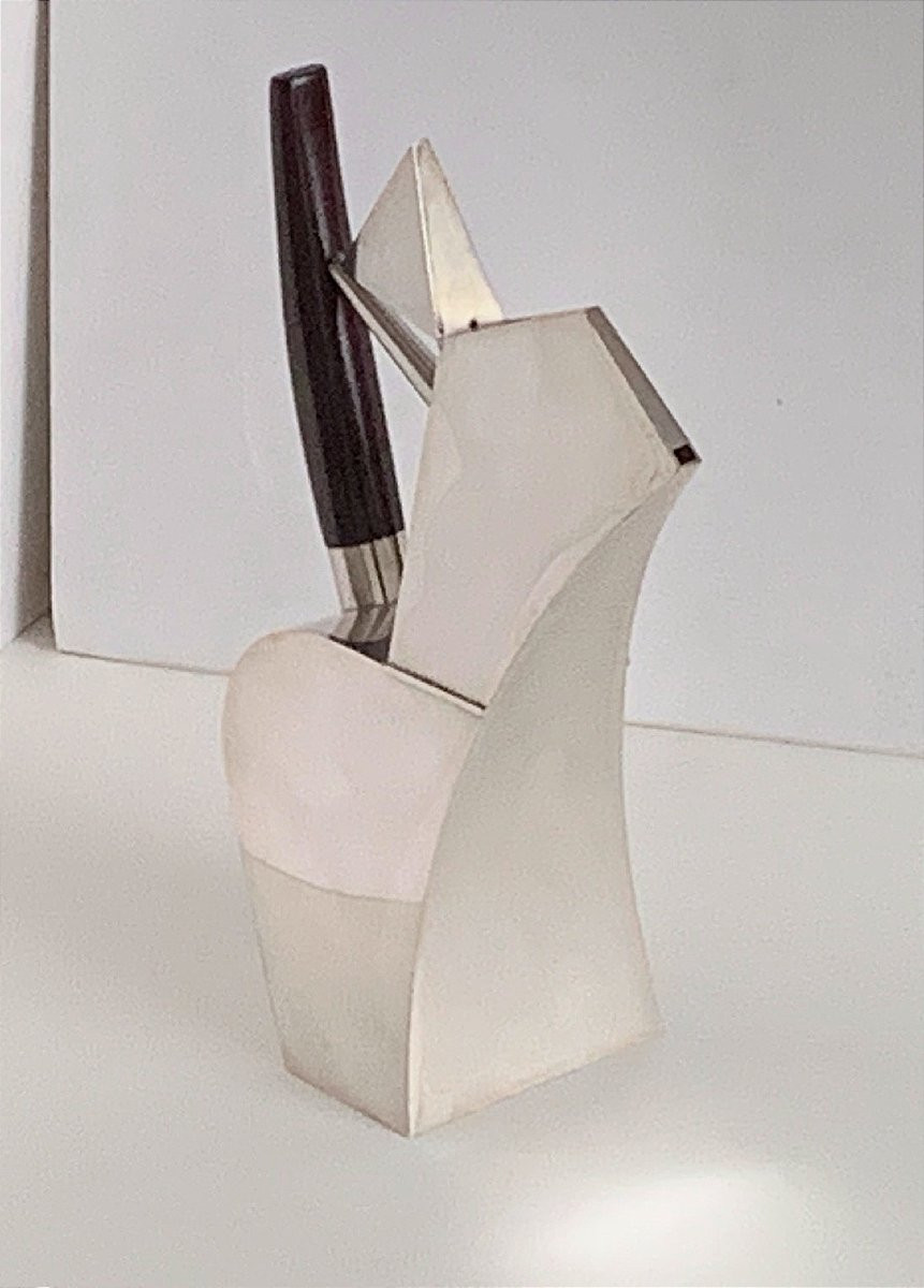 Frederick A. Miller, Mocha Pot, Modern 925 Silver Coffee Pot, United States, 20th Century-photo-4