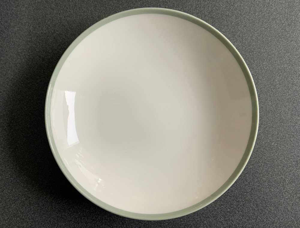 Kpm Berlin Soup Plate Urbino Service With Celadon Rim Design Trude Petri 1931-photo-5
