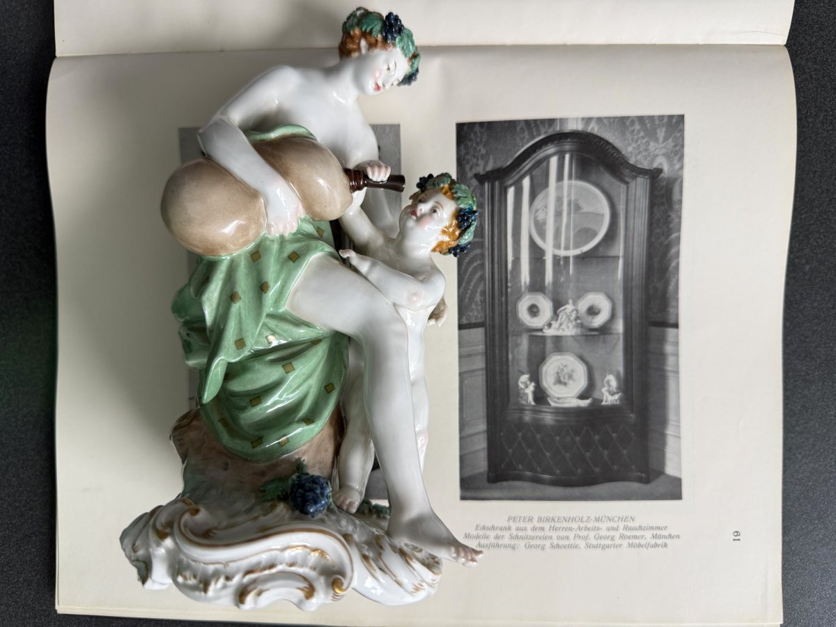 KPM Berlin – Bacchante avec putto – Exposition universelle de Bruxelles 1910-photo-2