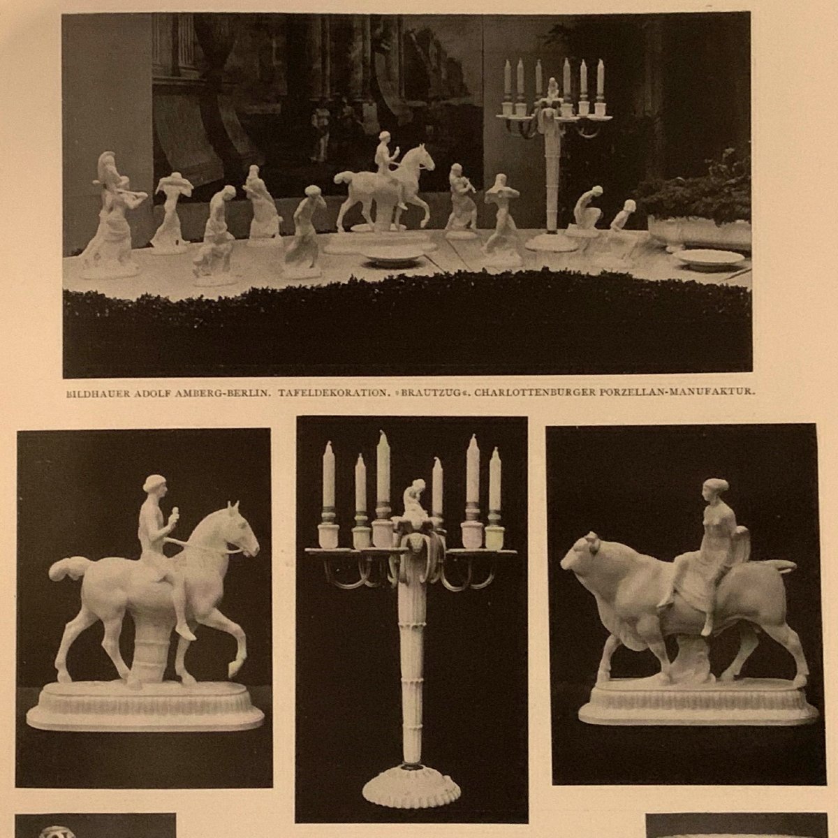 KPM Berlin – Jeune Turque agenouillée du Cortège de mariage d’Adolph Amberg, 1921-photo-3