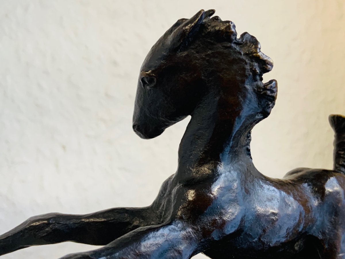 Renée Sintenis, *mischievous Foal*, Art Deco Bronze, Berlin 1925-photo-3