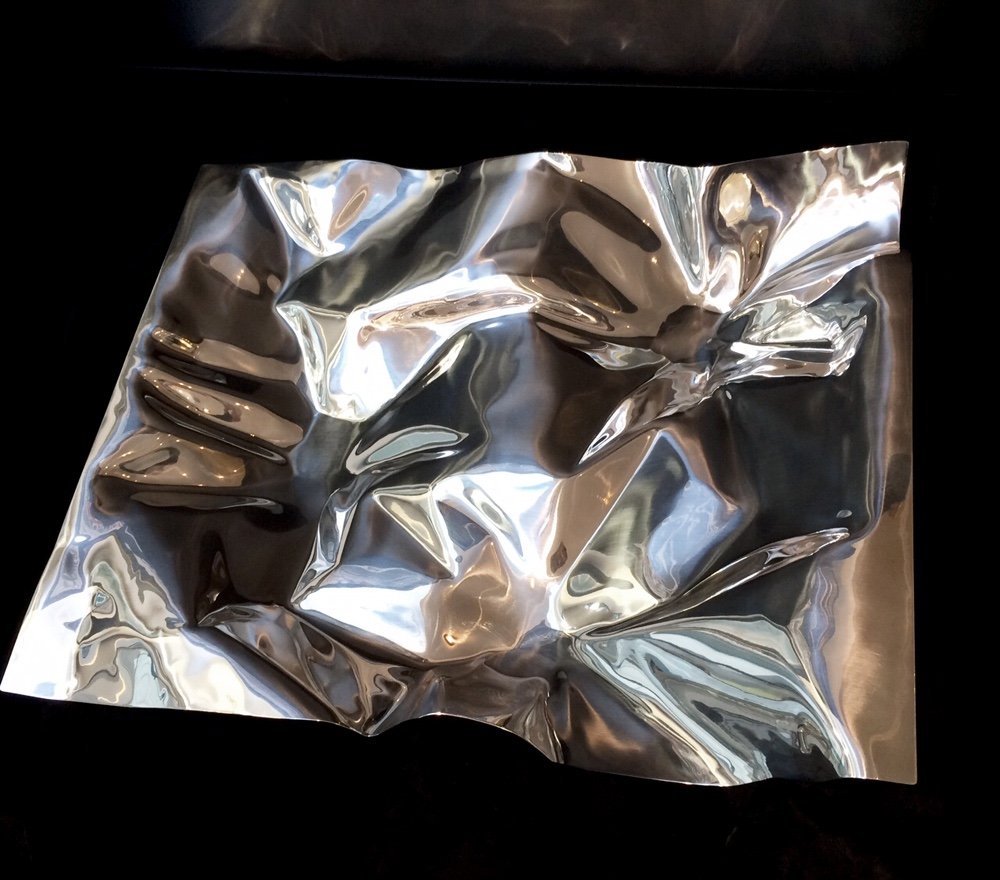 Georg Jensen Sterling XXl Bol, Centerpiece # 1302, Design Verner Panton 1988