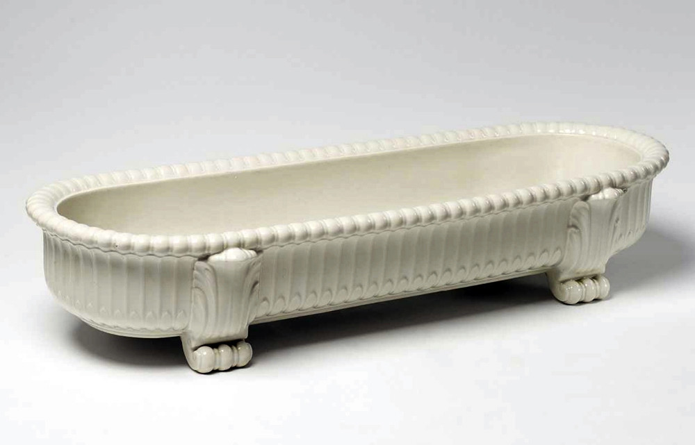 Kpm Berlin Porcelain Jardiniere Art Nouveau, Adolph Amberg, Wedding Procession-photo-2