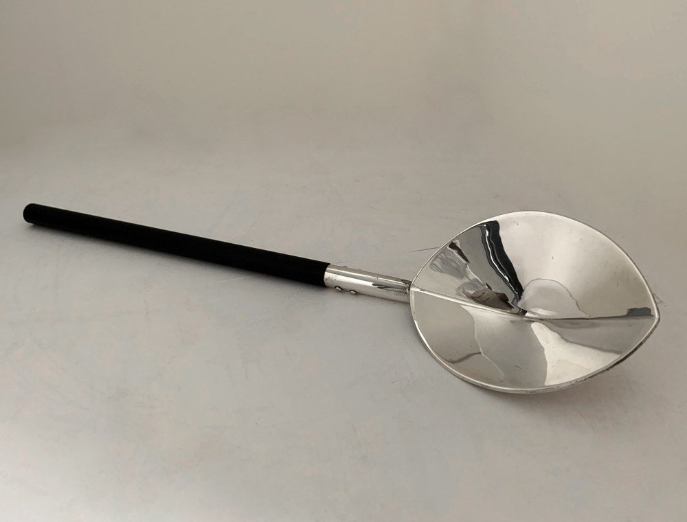 Modern Sterling Silver Ladle, Design Boris Bally 1992, Rhode Island, Us