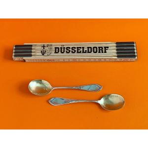 Koch & Bergfeld Bremen, 800 Silver Cutlery, Bremen Lily, Ice Cream Spoon