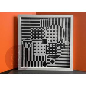 Lithographie De Victor Vasarely, Signée