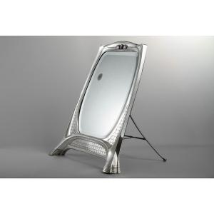 An Important Art Nouveau Silver Dressing Mirror By Orivit Ag, Cologne No. 93
