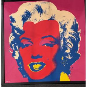 Andy Warhol « Marilyn Monroe » – Objet mural en porcelaine Rosenthal, édition limitée n° 46/49