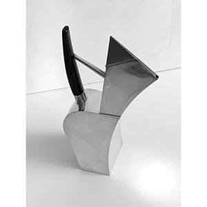 Frederick A. Miller, pot à moka, Cafetière en argent 925 moderne, États-Unis, XXe siècle