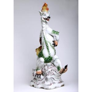 Aelteste Volkstedter Porzellanfabrik Dragon portebonheur Bonne Fortune Porzellan Palais Leipzig