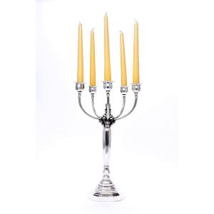 Candélabre Georg Jensen N° 474. Johan Rohde, Argent sterling, Copenhague 1925–1932
