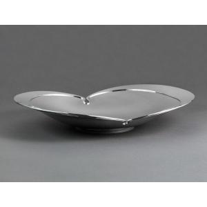 Georg Jensen Modern XXl Centerpiece Bowl #1287, Design Nanna Ditzel 1980, Sterling Silver