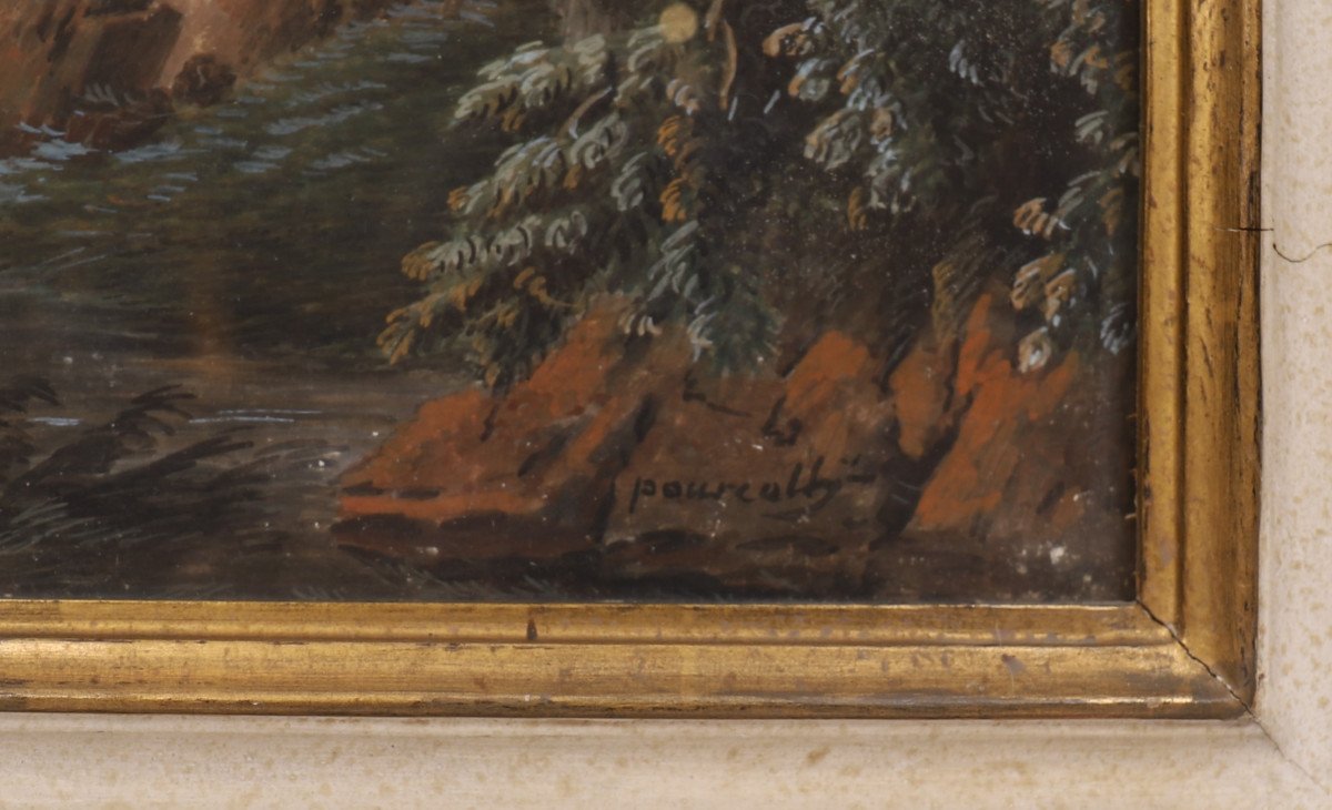 Gouaches Italienne - Jean-baptiste Pourcelly (act. 1791-1802)-photo-2