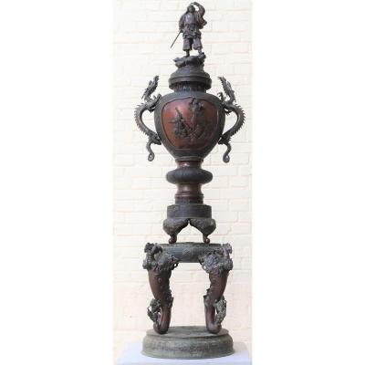 Monumental Perfume Burner, Japan, Meiji