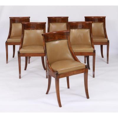 Set Of 6 Gondola Chairs