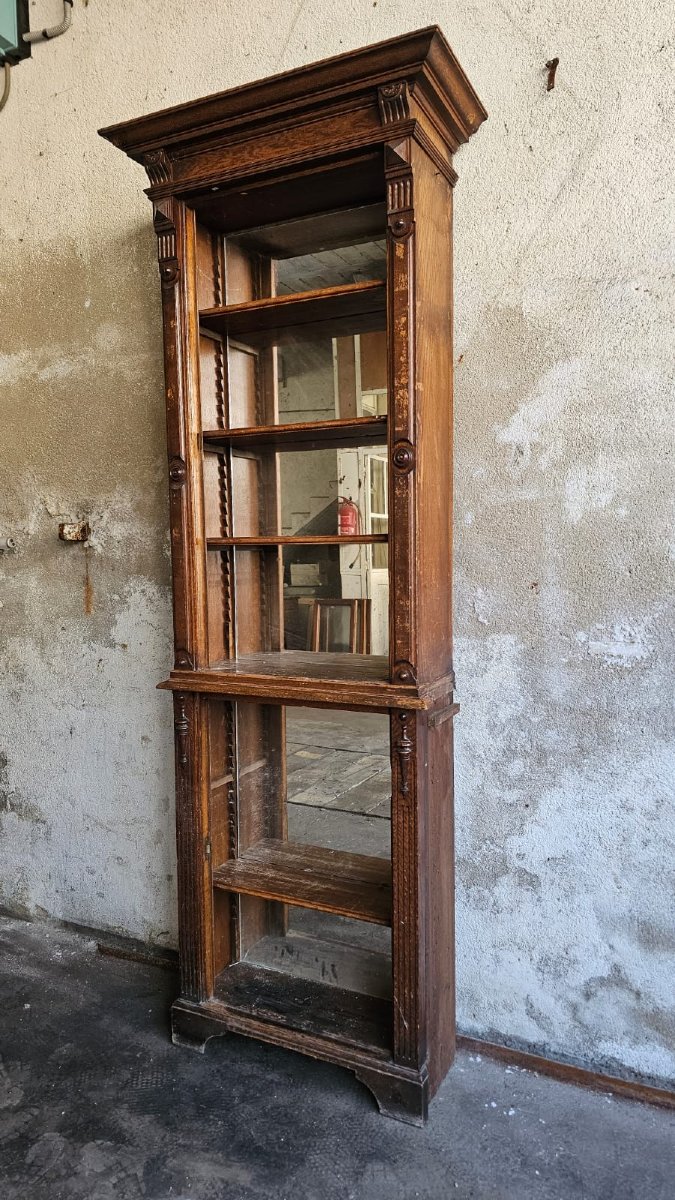 3  meubles de métier - comptoir banque d'accueil - meuble à tiroirs - étagère -  apothicaire-photo-1