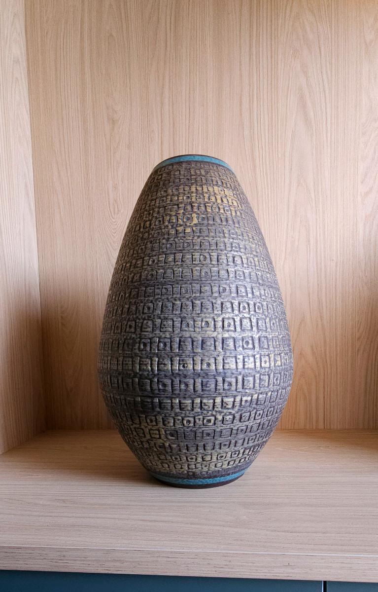Important German Ceramic Vase, Germany Mr K 1048/45 - 1950s-60s-70s