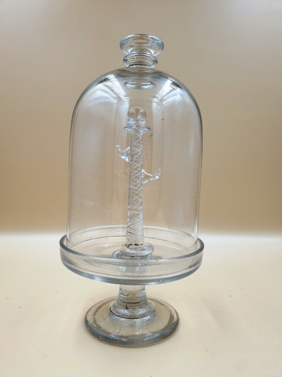 Normand Baguier On Glass Pedestal - Early XIXth