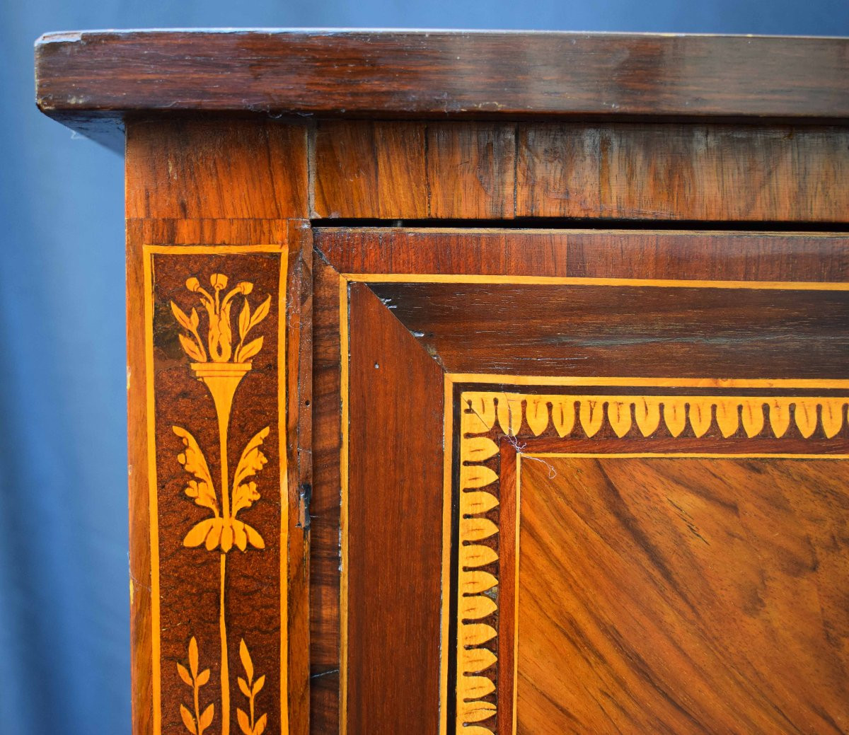 Pair Of Louis XVI Bedside Tables - Lombardy, Late 18th Century-photo-7