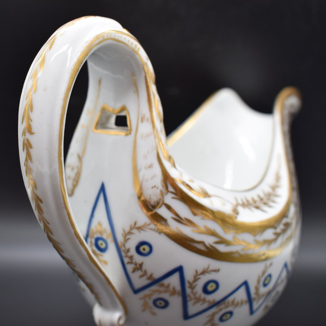 Porcelain Gravy Boat, Paris Ca. 1780-1790-photo-4
