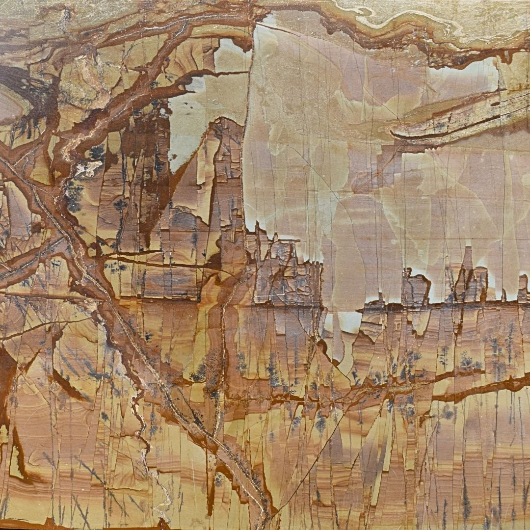 Paire de « pietre paesine » encadrées – Toscane, XVIIIe siècle -photo-3