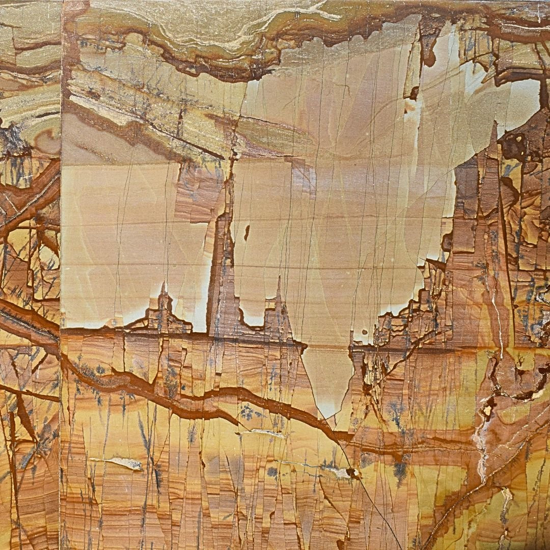 Paire de « pietre paesine » encadrées – Toscane, XVIIIe siècle -photo-3