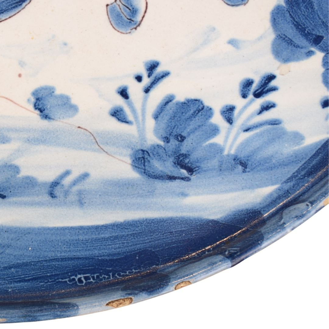 Majolica Backsplash – Knight On Horseback – Liguria, Late 17th Century-photo-8