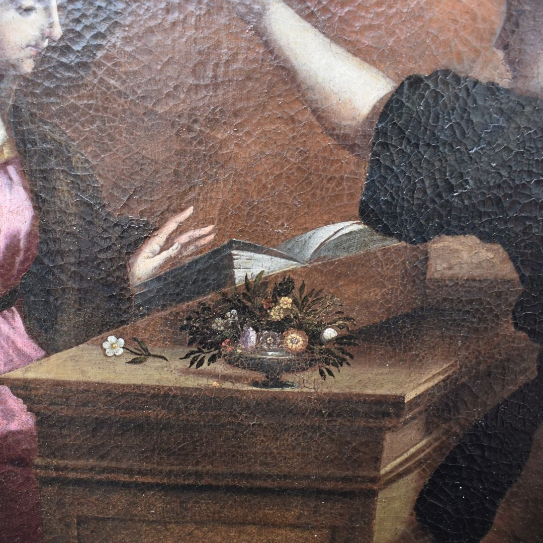 Annonciation – Atelier de Pietro Candido (Peter de Witte) Fin du XVIe – début du XVIIe siècle-photo-1