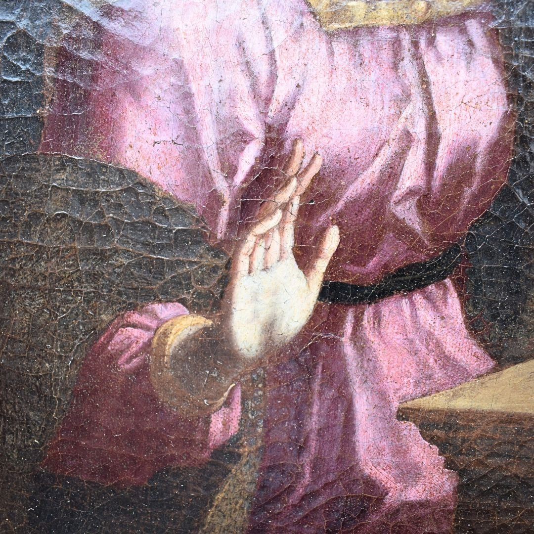 Annonciation – Atelier de Pietro Candido (Peter de Witte) Fin du XVIe – début du XVIIe siècle-photo-4