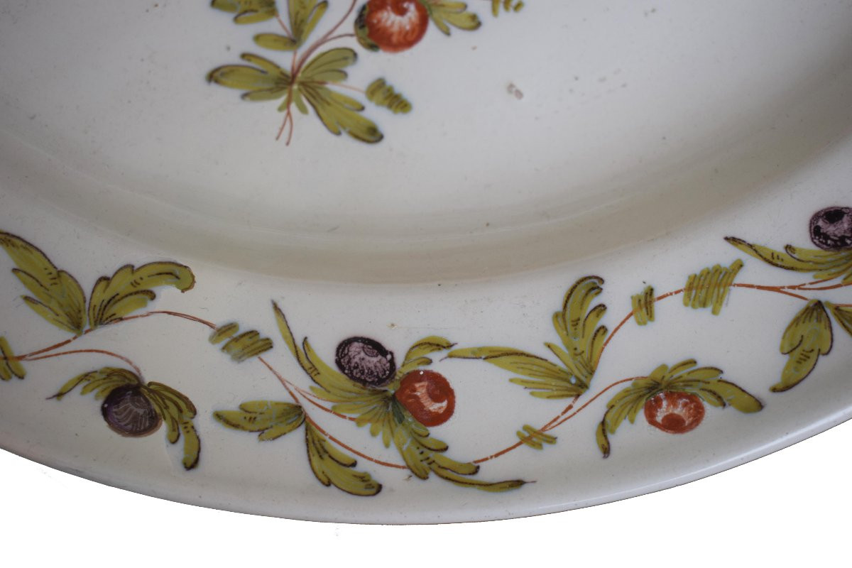 Assiette de parade en faïence, milieu du XVIIIe siècle-photo-4