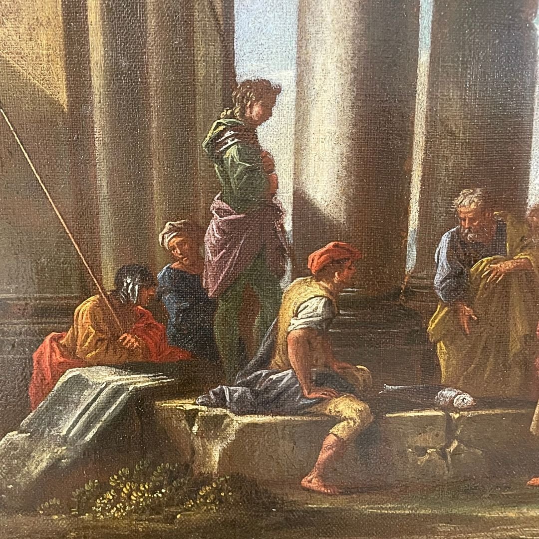Architectural Capriccio Painting By Giovanni Ghisolfi: -photo-4