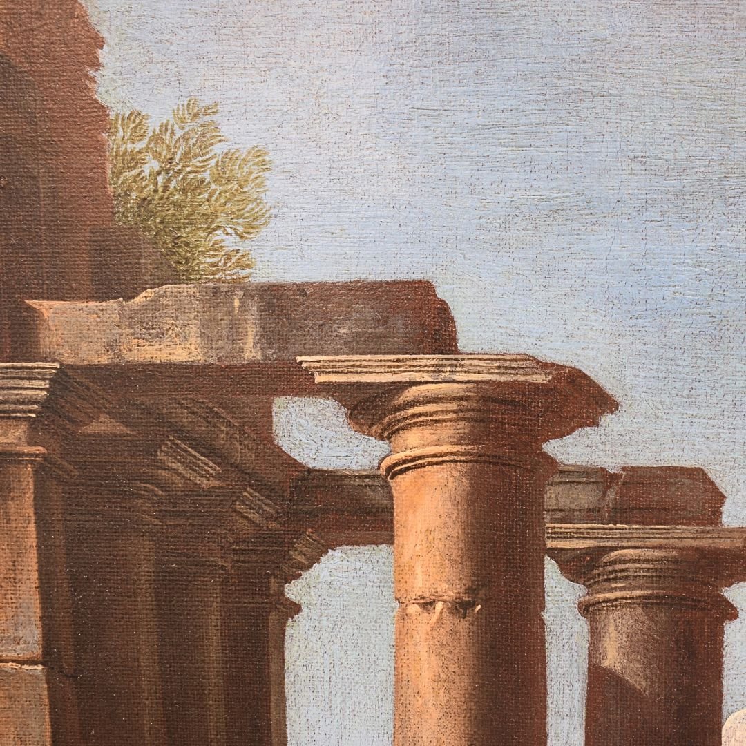 Architectural Capriccio Painting By Giovanni Ghisolfi: -photo-8