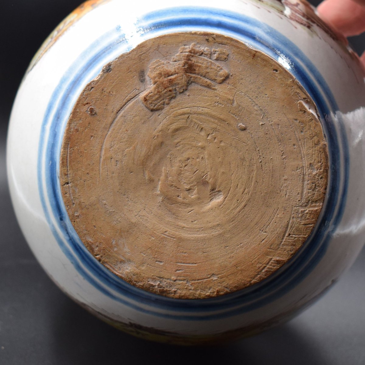 Majolica Jar From Borghetto Lodigiano (lombardy), 18th Century-photo-6