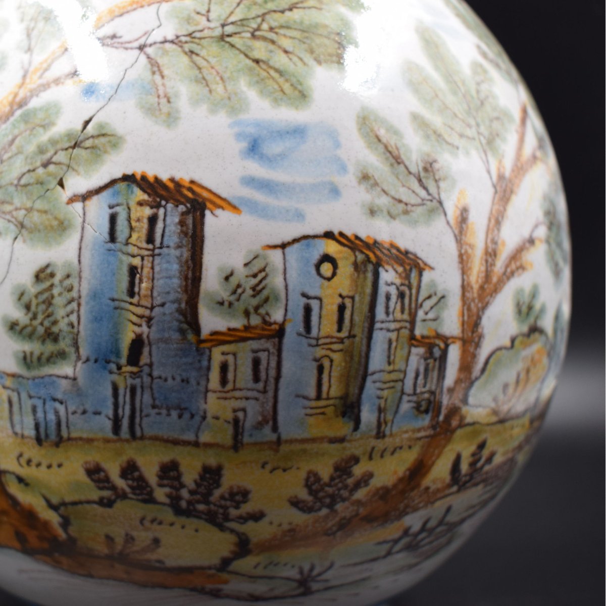 Majolica Jar From Borghetto Lodigiano (lombardy), 18th Century-photo-8
