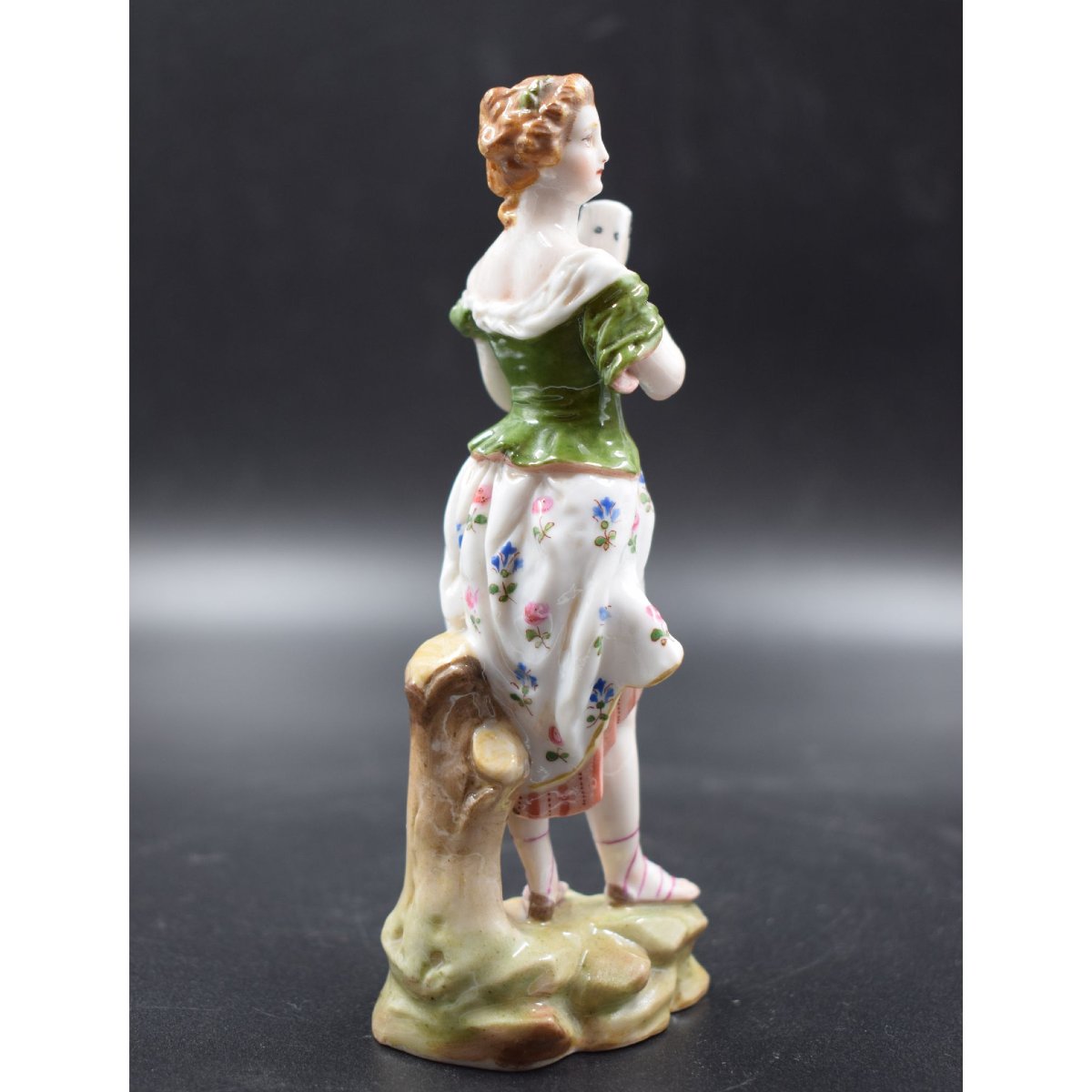 Meissen Porcelain Sculpture – Commedia Dell'arte Figure With Mask -photo-4