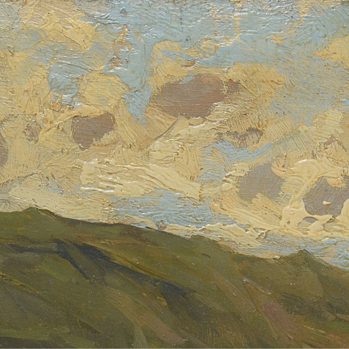 Lakeside View By Mario Moretti Foggia (20th Century) On Wood Panel-photo-2