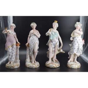 Meissen – A Series Of Four Allegories Of The Deadly Sins: Gluttony, Envy, Pride...