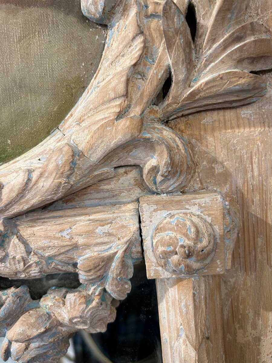 Carved Wood Trumeau-photo-5