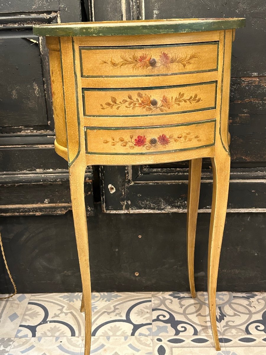 Pair Of Painted Bedside Tables-photo-7
