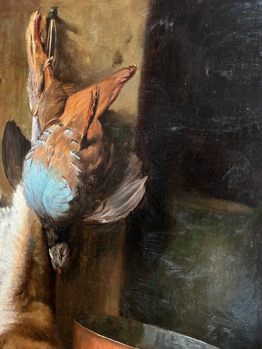 Still Life Painting With Hare And Poultry -photo-4