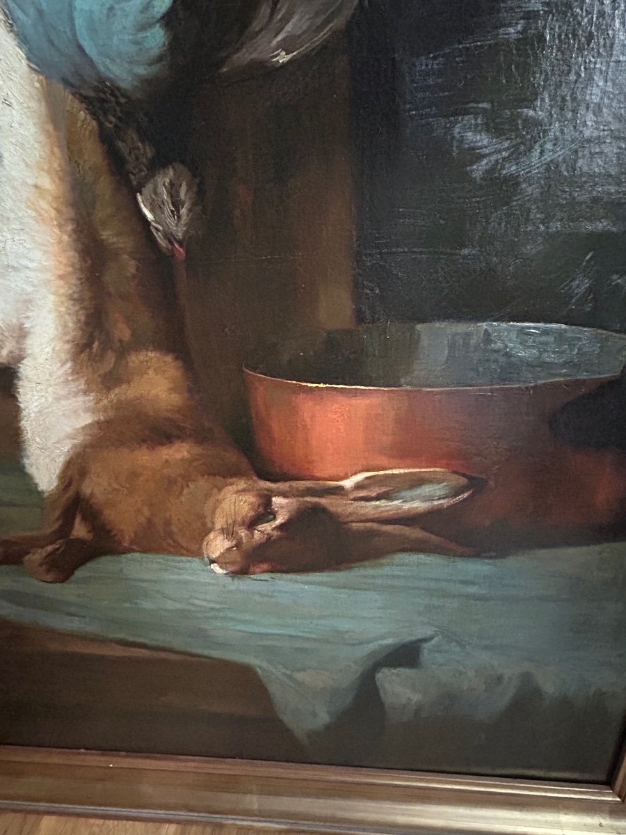 Still Life Painting With Hare And Poultry -photo-8