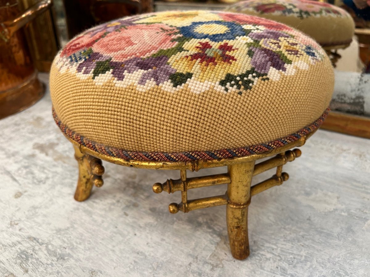 Bamboo Leg Stool -photo-2