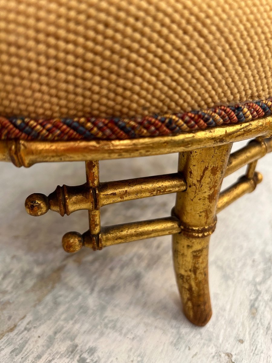 Bamboo Leg Stool -photo-3