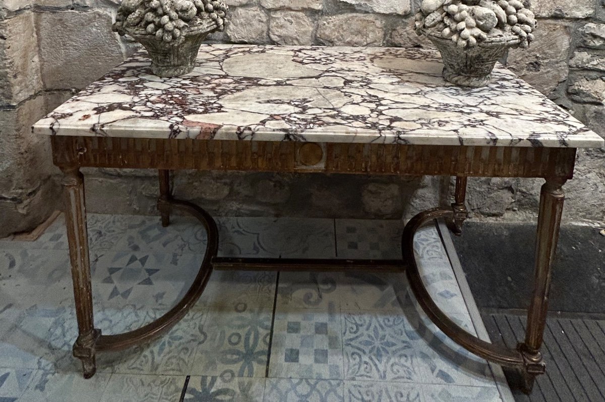 Table De Milieu Louis XVI-photo-4